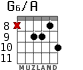 G6/A для гитары - вариант 9