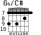 G6/C# для гитары - вариант 7