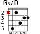 G6/D для гитары - вариант 2