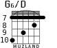 G6/D для гитары - вариант 4
