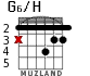 G6/H для гитары - вариант 3
