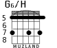 G6/H для гитары - вариант 5