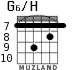 G6/H для гитары - вариант 6