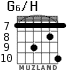 G6/H для гитары - вариант 7