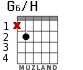 G6/H для гитары - вариант 1