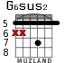 G6sus2 для гитары - вариант 4