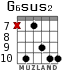 G6sus2 для гитары - вариант 5