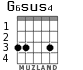 G6sus4 для гитары - вариант 2