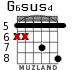 G6sus4 для гитары - вариант 5