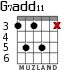 G7add11 для гитары - вариант 3