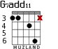 G7add11 для гитары - вариант 4