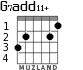 G7add11+ для гитары - вариант 1