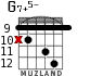 G7+5- для гитары - вариант 5
