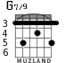 G7/9 для гитары - вариант 5