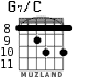 G7/C для гитары - вариант 4