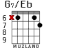G7/Eb для гитары - вариант 3