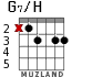 G7/H для гитары - вариант 2