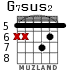 G7sus2 для гитары - вариант 4