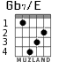 Gb7/E для гитары - вариант 2