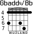 Gbadd9/Bb для гитары - вариант 3