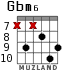 Gbm6 для гитары - вариант 5