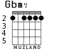 Gbm7 для гитары - вариант 3