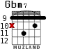Gbm7 для гитары - вариант 8