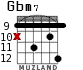 Gbm7 для гитары - вариант 9