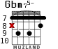 Gbm75- для гитары - вариант 7