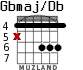 Gbmaj/Db для гитары - вариант 2