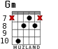 Gm для гитары - вариант 6