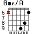 Gm6/A для гитары - вариант 8
