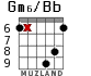 Gm6/Bb для гитары - вариант 6