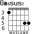 Gm6sus2 для гитары - вариант 2