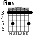 Gm9 для гитары - вариант 3