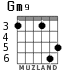 Gm9 для гитары - вариант 5