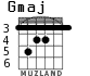 Gmaj для гитары - вариант 3