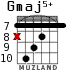 Gmaj5+ для гитары - вариант 4