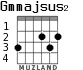 Gmmajsus2 для гитары - вариант 2