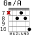 Gm/A для гитары - вариант 12