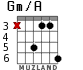 Gm/A для гитары - вариант 5