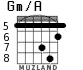 Gm/A для гитары - вариант 6