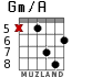 Gm/A для гитары - вариант 8