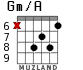 Gm/A для гитары - вариант 9