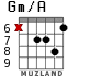 Gm/A для гитары - вариант 10