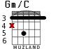 Gm/C для гитары - вариант 2