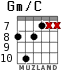 Gm/C для гитары - вариант 5