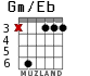 Gm/Eb для гитары - вариант 3