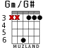Gm/G# для гитары - вариант 2