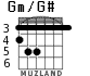 Gm/G# для гитары - вариант 1